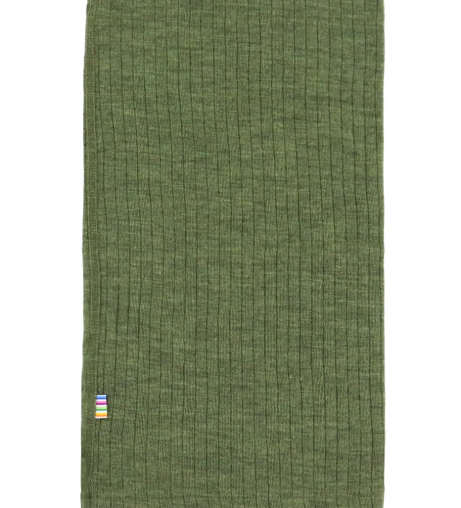Tørklæder|Halsedisser|Joha Tube - Uld - Rib - Mørk Oliven