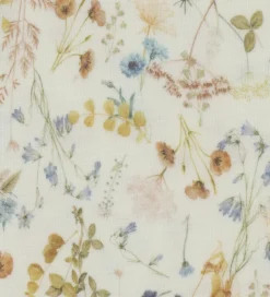 Undertøj|Joha Undertrøje - Uld - Off White m. Blomster