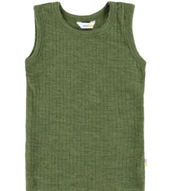 Undertøj|Uld|Joha Undertrøje - Uld - Rib - Mørk Oliven