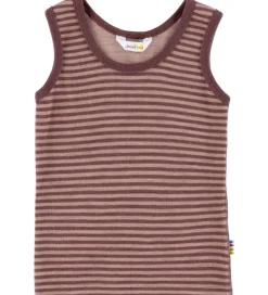 Undertøj|Joha Undertrøje - Uld - Rose m. Striber