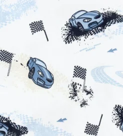 Undertøj|Drengetøj|Joha Undertrøje - Viskose/ Bambus - Off White m. Print