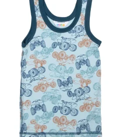 Undertøj|Joha Undertrøje - Viskose/Bambus - Blå m. ATV