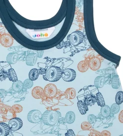 Undertøj|Joha Undertrøje - Viskose/Bambus - Blå m. ATV