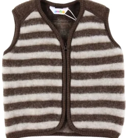 Veste|Joha Vest - Uld - Brun