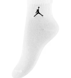 Strømper|Jordan Ankelstrømper - 6-pak - Hvid m. Sort