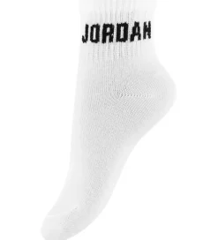 Strømper|Jordan Ankelstrømper - 6-pak - Hvid m. Sort