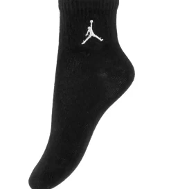 Strømper|Jordan Ankelstrømper - 6-pak - Sort m. Hvid