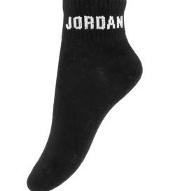 Strømper|Jordan Ankelstrømper - 6-pak - Sort m. Hvid