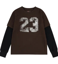 Bluser|Jordan Bluse - Baroque Brown m. Hvid