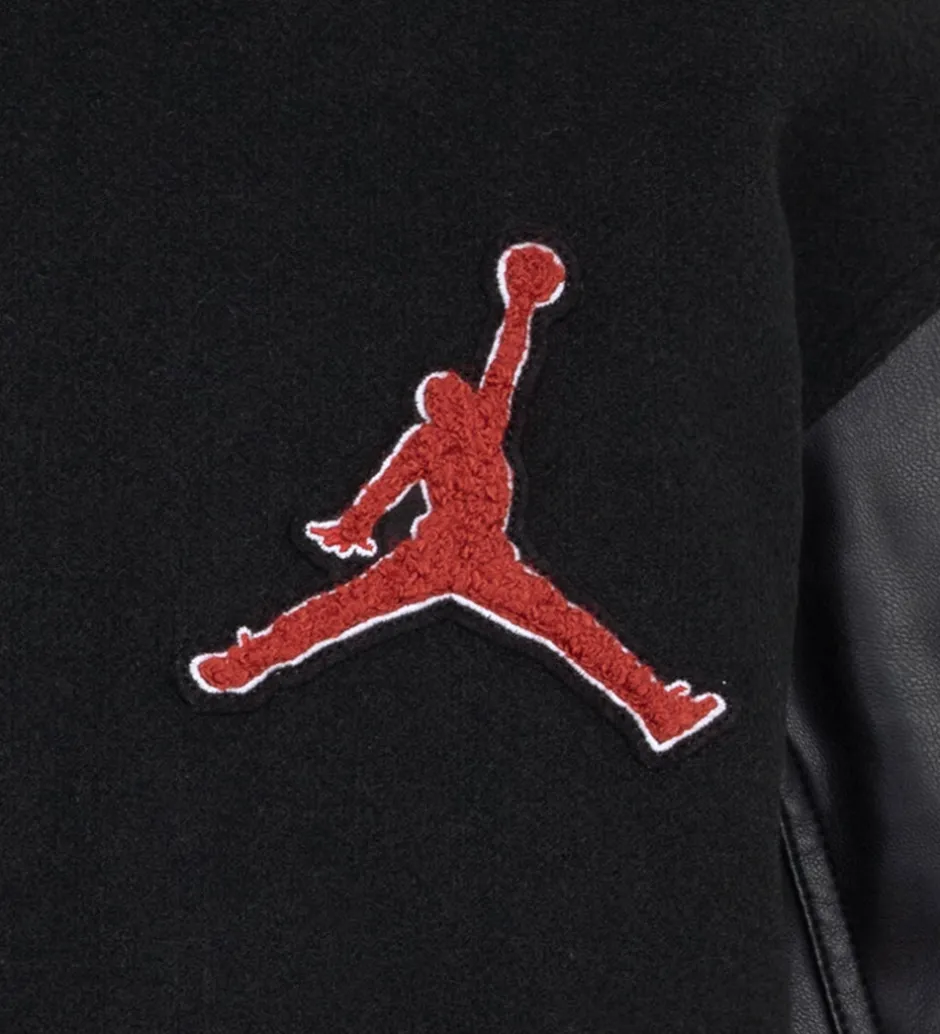 Fleece|Jordan Bomberjakke - Varsity - Sort