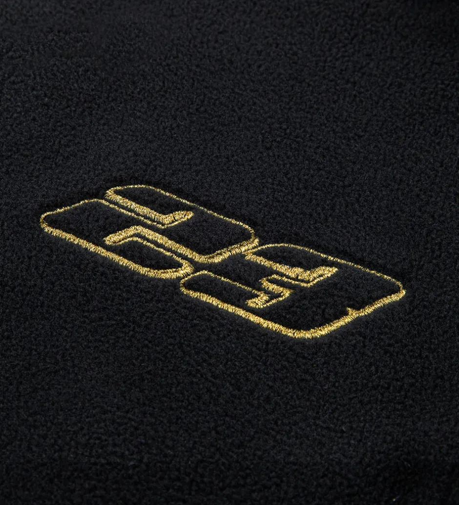 Fleece|Jordan Fleecetrøje - Sort m. Guld