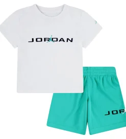Shorts Og Knickers|Jordan Shortssæt - T-shirt/Shorts - Washed Teal