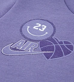 Hættetrøjer|Jordan Sweatsæt - Sort/Lilla