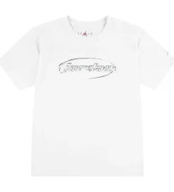 T-Shirts|Jordan T-shirt - Hvid m. Sølv