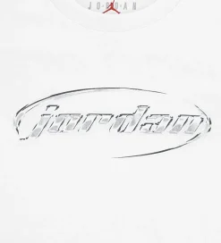 T-Shirts|Jordan T-shirt - Hvid m. Sølv