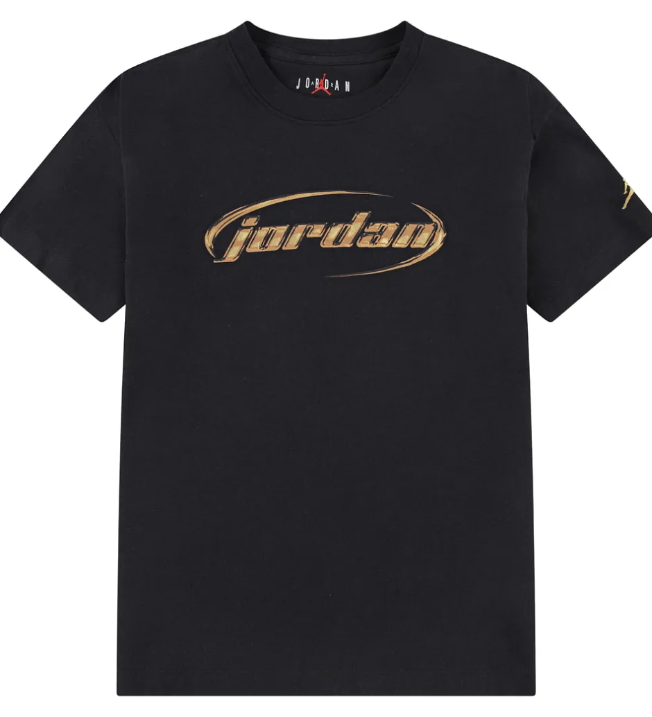 T-Shirts|Jordan T-shirt - Sort m. Guld