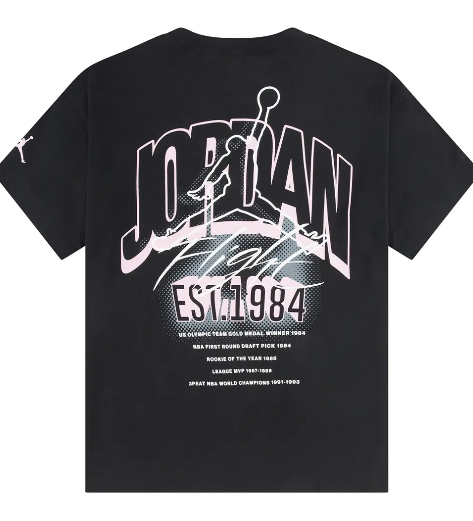 T-Shirts|Jordan T-shirt - Sort m. Rosa