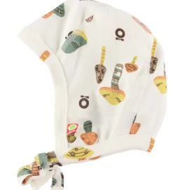 Babyhjelme|Katvig Babyhjelm - Hvid m. Svampe