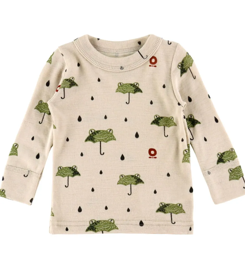 Bluser|Unisex-Tøj|Katvig Bluse - Uld - Grøn