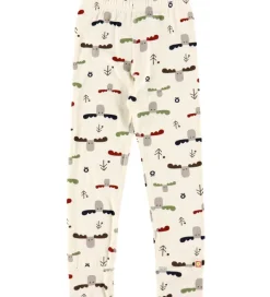 Leggings|Pigetøj|Katvig Leggings - Viskose/Bambus - Off White