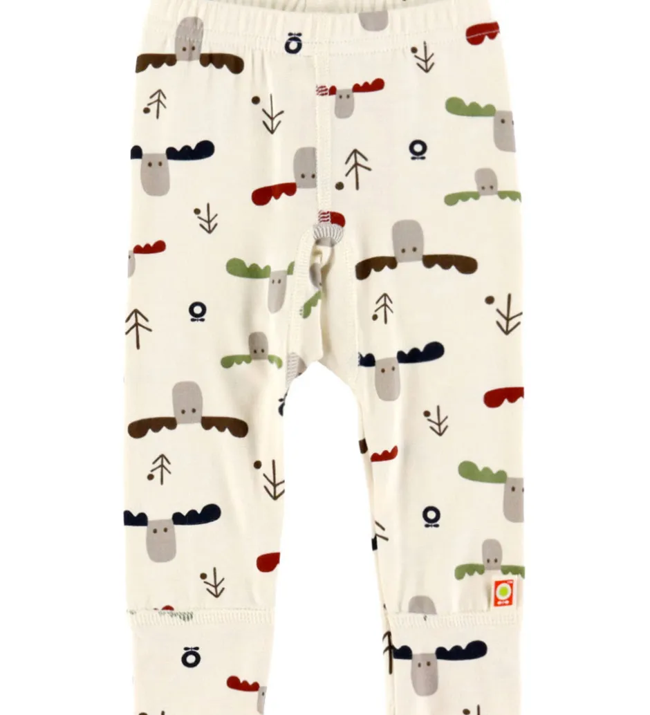 Leggings|Unisex-Tøj|Katvig Leggings - Viskose/Bambus - Off White