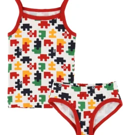 Undertøj|Katvig Undertøj - Hvid m. Puslespil