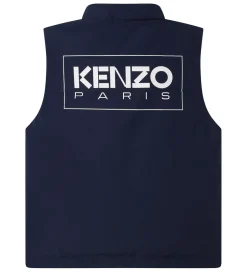 Veste|Dunveste Og Dyneveste|Kenzo Dunvest - Navy m. Hvid