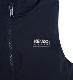 Veste|Dunveste Og Dyneveste|Kenzo Dunvest - Navy m. Hvid