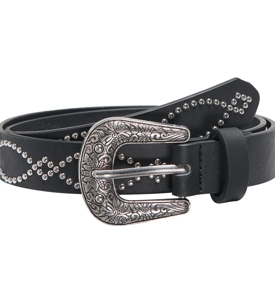 Bælter|Kids Only Bælte - KogLine-Nea - Sort/Silver Studs