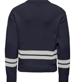 Bluser|Kids Only Bluse - Strik - KogJanny - Night Sky/Badge/Cloud Dance