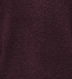 Pigetøj|Bluser|Kids Only Bluse - Strik - KogCamilla - Winetasting/Melange