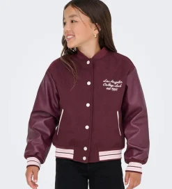Overgangsjakker|Kids Only Bomberjakke - KogWestCoast - Mauve Wine