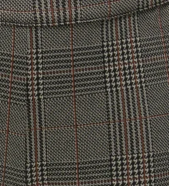 Juletøj|Bukser Og Jeans|Kids Only Bukser - KogFine - Wide - Seal Brown/Libra Checks