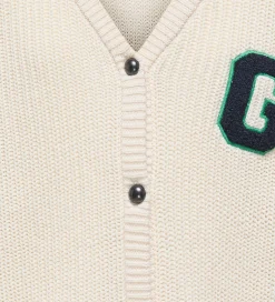 Cardigans|Striktrøjer|Kids Only Cardigan - Strik - Antique White/Night Sky/ Medium Gre