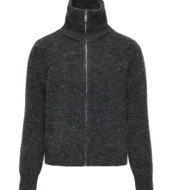 Striktrøjer|Kids Only Cardigan - Strik - KogFridi - Dark Grey Melange