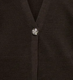 Cardigans|Kids Only Cardigan - Strik - Viskoseblanding - KogKatia - Black