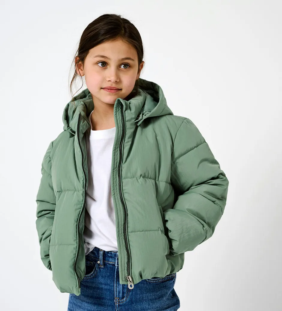 Overgangsjakker|Dunjakker Og Dynejakker|Kids Only Dynejakke - KogDolly - Noos - Hedge Green