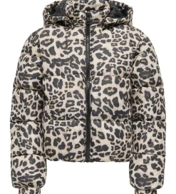 Overgangsjakker|Dunjakker Og Dynejakker|Kids Only Dynejakke - KogDalia - Kort - Silver Mink/Leo