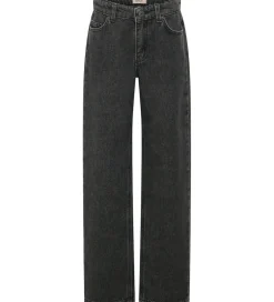 Pigetøj|Bukser Og Jeans|Kids Only Jeans - KogLumi - Washed Black/ Heart Embroide