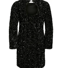 Kjoler|Juletøj|Kids Only Kjole - KogConfidence - Black m. Palietter