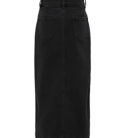 Nederdele|Kids Only Nederdel - Denim - Midi - KogSiri - Washed Black