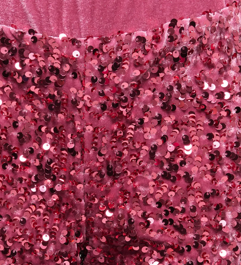 Shorts Og Knickers|Juletøj|Kids Only Shorts - KogConfidence - Rose Wine m. Palietter