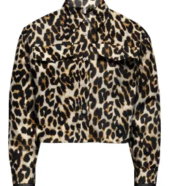 Skjorter|Kids Only Skjorte - Cropped - KogClara - Black/With Clara Leo