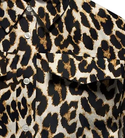 Skjorter|Kids Only Skjorte - Cropped - KogClara - Black/With Clara Leo