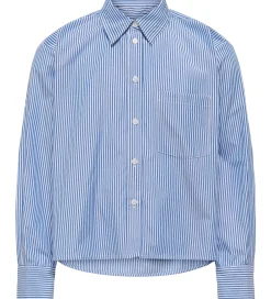 Skjorter|Kids Only Skjorte - KogEma - Bright White/Mazarine Blue