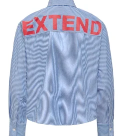 Skjorter|Kids Only Skjorte - KogEma - Bright White/Mazarine Blue