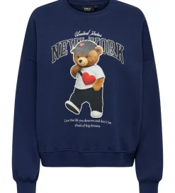 Sweatshirts|Kids Only Sweatshirt - KogLinda - Midnight Sail/New York Teddy