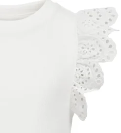 Toppe|Kids Only Top - KogDrea - Cloud Dancer m. Hulmønster