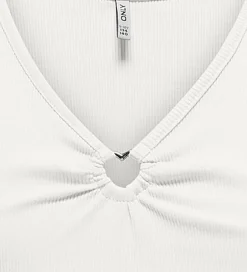 Toppe|Kids Only Top - KogNessa - Rib - Cloud Dancer