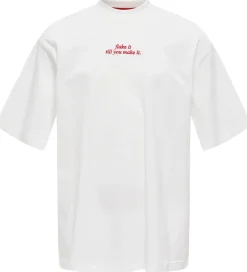 T-Shirts|Kids Only T-shirt - KogBabette - Cloud Dancer/Croissant